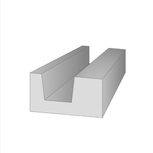 U-блок ТРВ Газобетонний 375x200x500