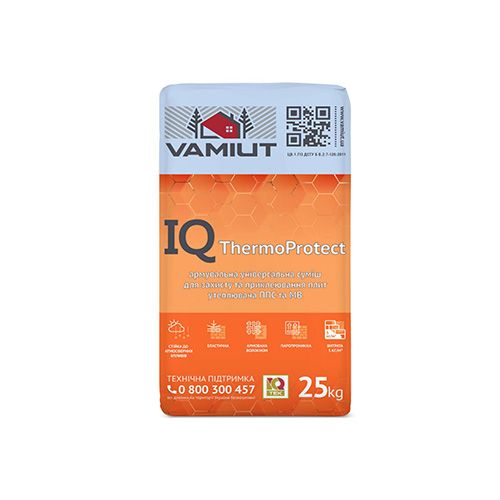 IQ ThermoProtect SR Смесь для приклеивания и армирования пенополистирола Vamiut