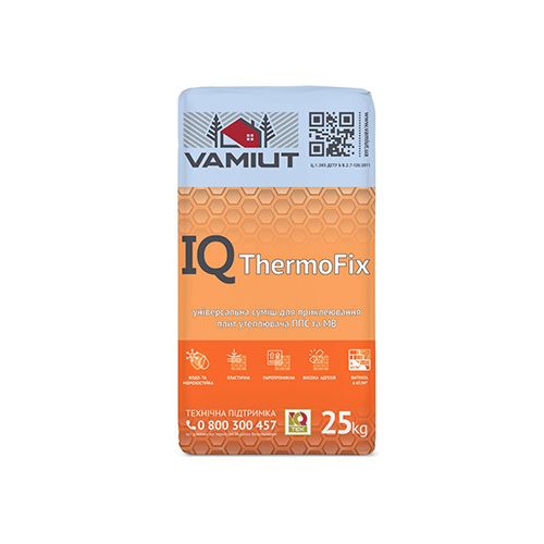 IQ ThermoFix Wool SR Смесь для приклеивания ГО утеплителя Vamiut
