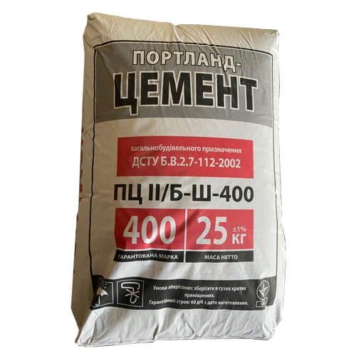 Цемент ПЦ ІІ / Б-Ш 400 Івано-Франківськ 25 кг