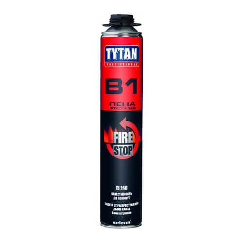 Вогнетривка монтажна піна TYTAN PROFESSIONAL B1 (750мл)
