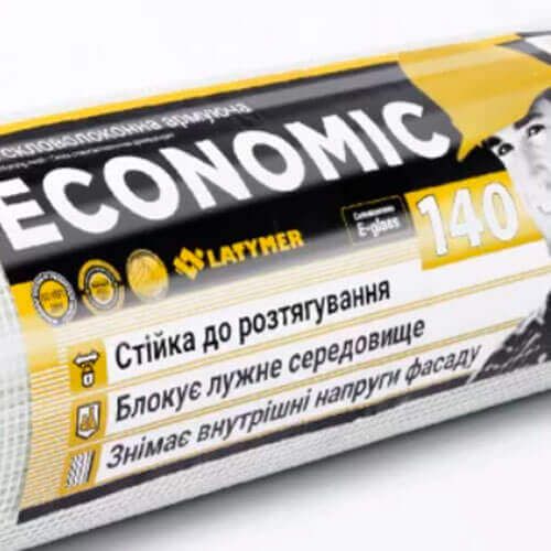 Сетка под штукатурку 60 мг/м2 СВАРОГ ячейка (2х2мм) 50м2 (стекловолоконная)