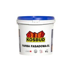 Силиконовая краска фасадная Kosbud 10кг (темная база)
